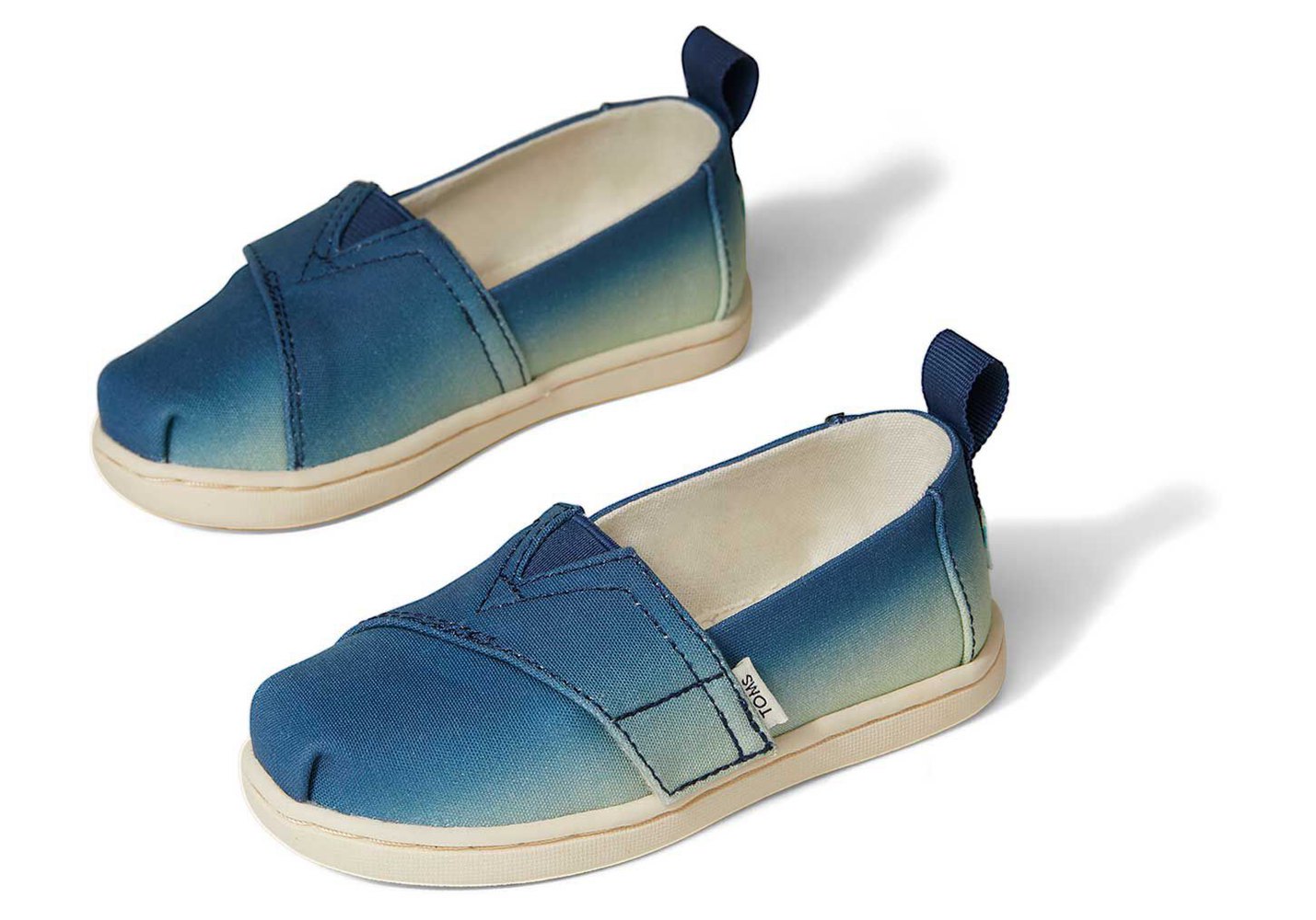 Toms Alpargata Tiny Canvas Espadrille Indigo - Kids - 83714-COPR